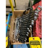 Box of Assorted Combination Wrenches