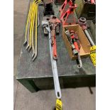 (3) Pipe Wrenches, 36", 24" & 14"