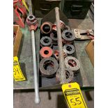 Ridgid 12-R Manual Pipe Threader w/ (12) Dies in Toolbox