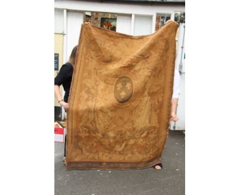 A Louis XIV style 'Charles le Brun' tapestry, 190 x 132 cm.