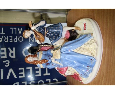 A Royal Worcester Limited Edition figure group of 'Sweet Fair Lady', No.65/950.   Condition Report:  No visible sign of chips