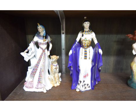 A Royal Worcester Limited Edition figure of 'Nefertari'; together with a Coalport Limited Edition figure of 'Queen Hatshepsut