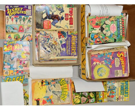 A COLLECTION OF MARVEL AND DC. SILVER AGE COMICS, majority with U.K. Price stamp to cover, to include 'Superman', 'Superman's