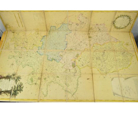 YATES (WILLIAM), a map of the County of Stafford from An Actual Survey Begun in the year 1769 and Finished in 1775 published 