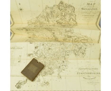 GREENWOOD, (C), Map of the County of Stafford from Actual Survey made in The Years 1819 and 1820, published by W. Fowler. C. 