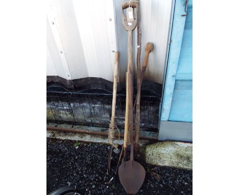 A selection of vintage tools
