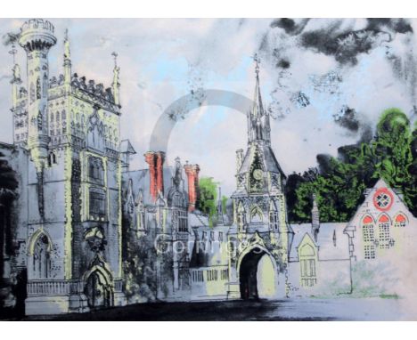 § John Piper (1903-1992)limited edition printShadwell Park (Levinson 277) printed by Kelpra Studio, London, publ. Marlborough