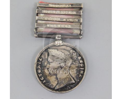 A Military General Service Medal 1793-1814 awarded to Kenneth Snodgrass, Capt 52nd Foot with Vittoria, Cuidad Rodrigo, Fuente