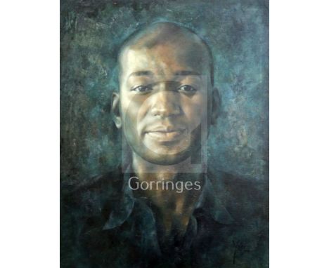 § Jonathan Yeo (1970-)oil on canvasPortrait of Roger Michaelsigned, inscribed verso and dated 199730 x 24in.