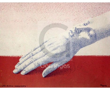 René MagrittelithographLes Bijoux Indiscrets, 1963printed by F. Mourlot9.25 x 12in., unframed