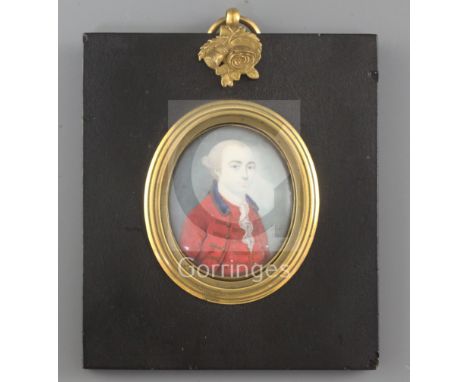 Thomas Redmond (c.1745-1785)oil on ivoryMiniature portrait of John Murray, 3rd Duke of Atholl 1729-1774monogrammed and dated 