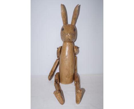 Large Wooden shelf rabbit Height 68 cm 
