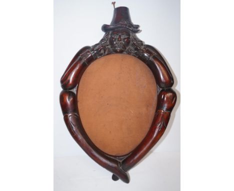 Interesting Victorian Welsh mirror frame 52 cm x 34 cm 