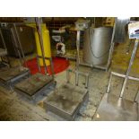 Mettler Stainless Digital Platform Scale, ser. no 10002122, 22 ft x 28 ft, 50 lb cap [1st Flr Main