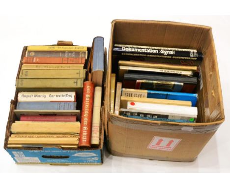 A Collection of Forty Four German Third Reich Related Books, including:- Der Parteig der Arbeit, vom 6.bis 13.September 1937;