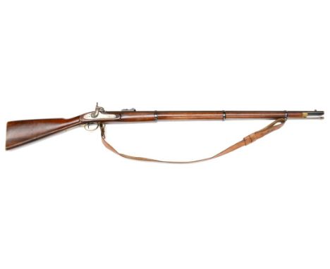 SHOTGUN CERTIFICATE REQUIRED FOR THIS LOT A Working Reproduction of an Enfield Model 1853  Percussion Three Band Musket,  the