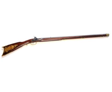 SHOTGUN CERTIFICATE REQUIRED FOR THIS LOT A Modern Working Copy of a .45 Calibre Percussion Cap ''Kentuckian'' Long Gun by Ar
