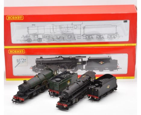 Two Hornby 00 gauge model railway locomotives comprising BR 0-6-0 Class QI Locomotive 33020 R2344B and BR 4-6-2 'Clan Line' M