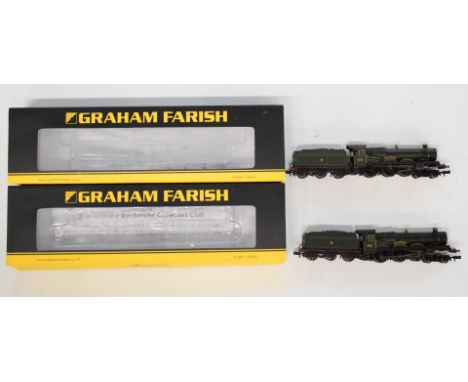 Two Graham Farish GWR N gauge model railway locomotives Earl of Dunraven, both original boxes. 