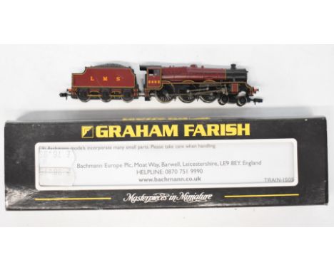 Graham Farish LMS Jubilee Class N gauge model railway locomotives Trafalgar, in original box. 