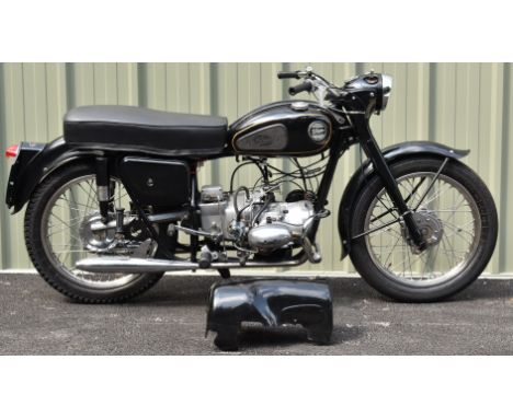 1957 Velocette Valiant 200cc motorcycle, registration number VOL 993, with V5c and also 1960 buff logbook. The vendor has und
