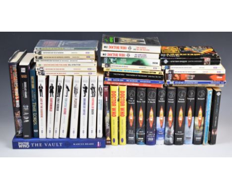 Doctor Who collection of approximately 50 books including The Doctors Who's Who, Treasures From The First 50 Years, Time Lord