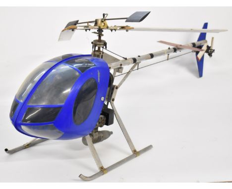 MFA Sport radio controlled helicopter together with Irvine MkII 40 Sport petrol engine, flight case and accessories.&nbsp;