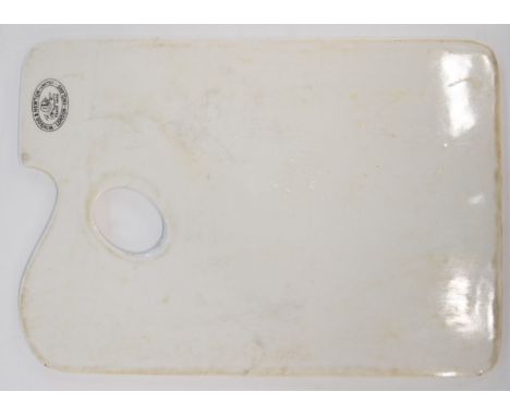 Winsor &amp; Newton ceramic artist's palette, 25 x 18cm
