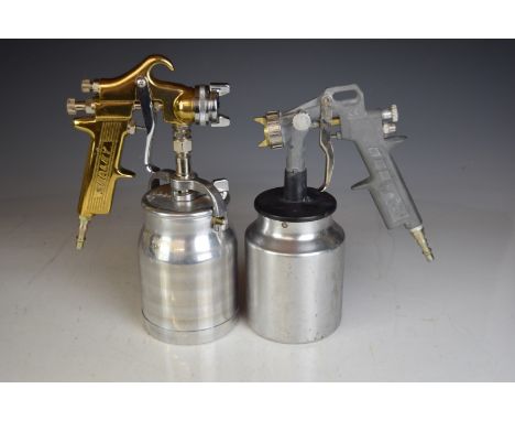 Air and other tools including gas heater, engine lift beam, polisher and a creeper