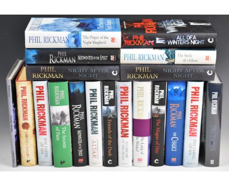 [SIGNED] Phil Rickman a collection of 19 Crime &amp; Supernatural Novels mostly SIGNED &amp; INSCRIBED first editions includi