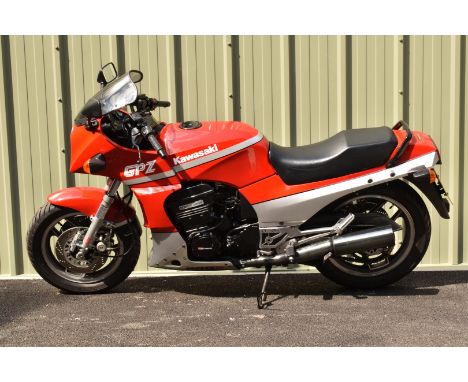 1987 Kawasaki GPZ motorcycle, registration number E561 UGP.&nbsp; the vendor reports the bike to have had a recent service in