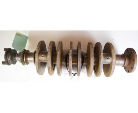 Bugatti type 37 or 40 crankshaft, with crack test report
