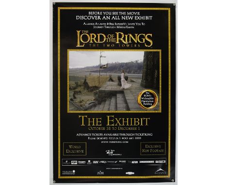 The Lord of the Rings The Two Towers - The Exhibit poster, rolled, 27 x 40 inches. 