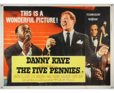 The Five Pennies (1959) British Quad film poster, starring Danny Kaye & Louis Armstrong, and El Cid (R-1960's) British Quad f
