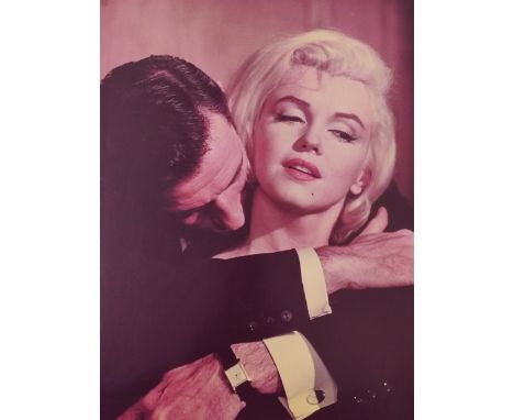 Vintage photo of Marilyn Monroe and Yves Montand in the 1961 film 'Let's Make Love' from the collection of Ray Van Goeye. 14x