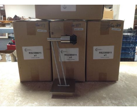 Four R and S Robertson creative lighting solutions cantilever wall lights, boxed.