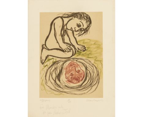 δ Eileen Cooper (b. 1953)OffspringLithograph printed in colours, 1992, signed, titled, dated and numbered from the edition of