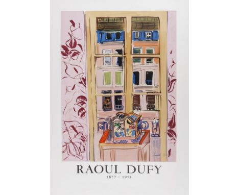 Raoul Dufy (1877-1953) after.Affiche Raoul DufyLithographic poster printed in colours, c. 1960, a proof before letters, publi