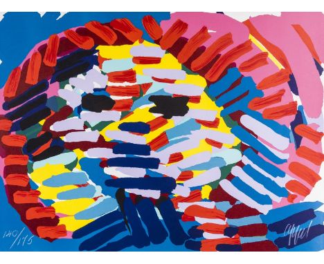 δ Karel Appel (1921-2006)UntitledLithograph printed in colours, 1978, signed in white pencil, numbered from the edition of 17