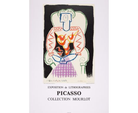 δ Pablo Picasso (1881-1973) after.Exposition de Lithographies Collection Mourlot PosterOffset lithograph printed in colours, 