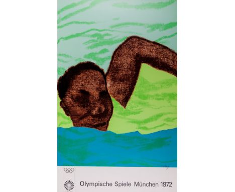 δ R.B. Kitaj (1932-2007)Olympische Spiele München 1972Offset lithograph printed in colours, 1972, printed by Matthieu, Zurich