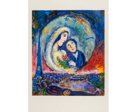 δ Marc Chagall (1887-1985) after.Le SongeLithograph printed in colours, 1994, a proof aside from the edition of 750, with the