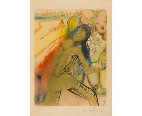 δ Salvador Dalí (1904-1989)The Death of Clorinda, from Three Plays by the Marquis de Sade (not in Field; M&amp;L 1246c)Lithog