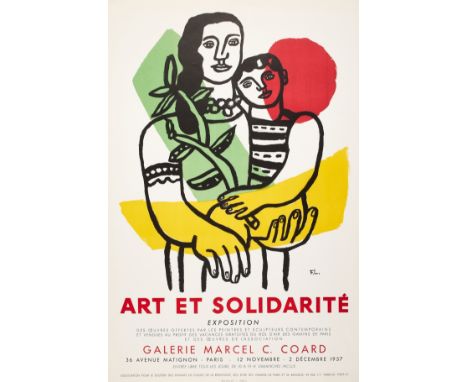 δ Fernand Léger (1881-1955) after.Art et SolidaritéLithograph printed in colours, 1957, from the edition of unknown size, pub