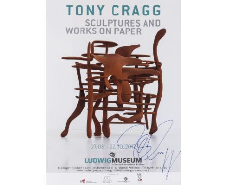 δ Tony Cragg (b. 1949)Tony Cragg Sculptures and Works on PaperOffset lithograph printed in colours, 2017, signed in blue felt