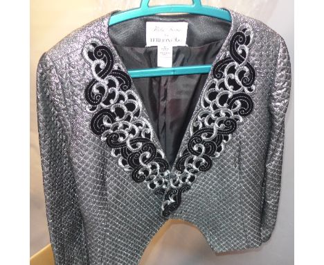 A collection of ladies clothes, including vintage garments, Jaeger, Frank Usher, Richard Freeman and Marks and Spencers tops,