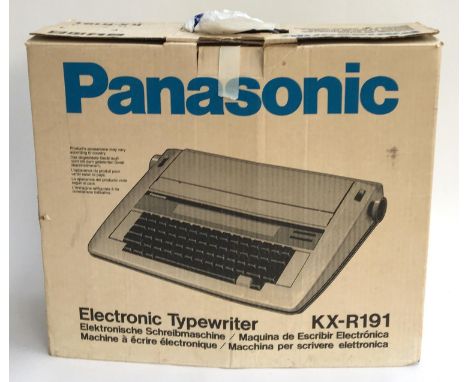 A Panasonic KX-R191 electronic typewriter, 1992 