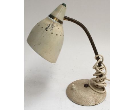 A 1950s style desk lamp 