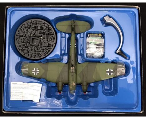 Corgi boxed die-cast Aviation Archive Collector Series AA33709 Heinkel He 111H-14 Model Luftwaffe 1/KGr 100, Vannef, France, 