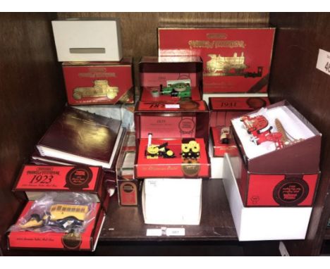 A collection of approximately 10 boxed die-cast model cars, predominantly Matchbox Special Edition 'Models of Yesteryear' &am